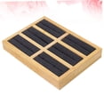 thumbnail image 2 of UPGRATOR 1PC Box Dark Grey Wood 6Grid Design Easy Access for Women Bedroom, 2 of 8