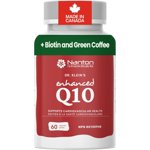 Coenzyme Q10 Supplement - CoQ10 200mg with Copper, Biotin, Vitamin B Complex, & Green Coffee Bean Extract, Ubiquinol Antioxidant, Cardiovascular Health, Blood Pressure & Migraine Support - 60 Capsules