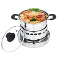 thumbnail image 4 of Cooker For Indoors, Stainless Steel Cooker, Portable Cooker, Easy To Carry, No Power Requirement, Suitable For Indoor And Camping, 4 of 9
