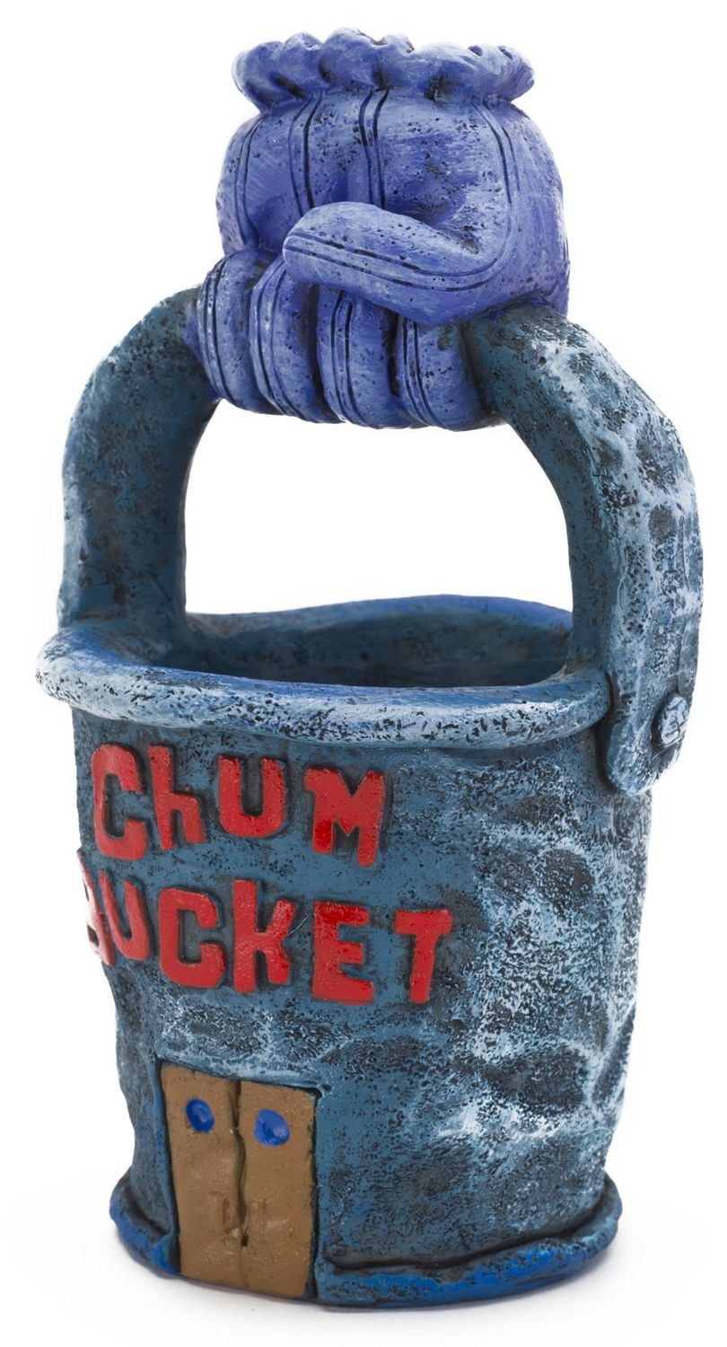 Penn-Plax SpongeBob SquarePants - Chum Bucket Aquarium Decoration - Medium