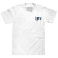 thumbnail image 2 of Miller Lite T-Shirt à Imprimé du Logo à l'Avant et à l'Arrière - Grand, 2 of 3