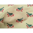thumbnail image 4 of oneOone Cotton Poplin Fabric Branch & Bird Block Printed Craft Fabric BTY 42 Inch Wide, 4 of 4