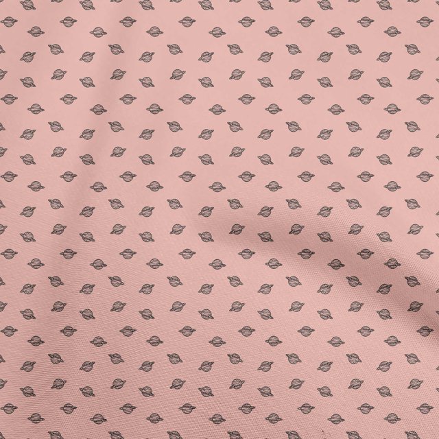 oneOone Tissu Georgette Viscose Rose Moyen Minimaliste Matériau de Robe Rétro Tissu Imprimé au Mètre 42 Pouces de Large