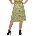 thumbnail image 3 of Moomaya Jupe Imprimée pour Femmes en Poly Spandex Tenue Décontractée Jupe d'Été pour Filles, 3 of 5