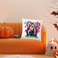 thumbnail image 4 of Diceymbol Halloween Decorations Double-Sided Print Pillow Covers Halloween Decor Patterns Elegant Invisible Zipper Soft Linen Throw Pillow Covers for Outdoor & Indoor Use, 4 of 5