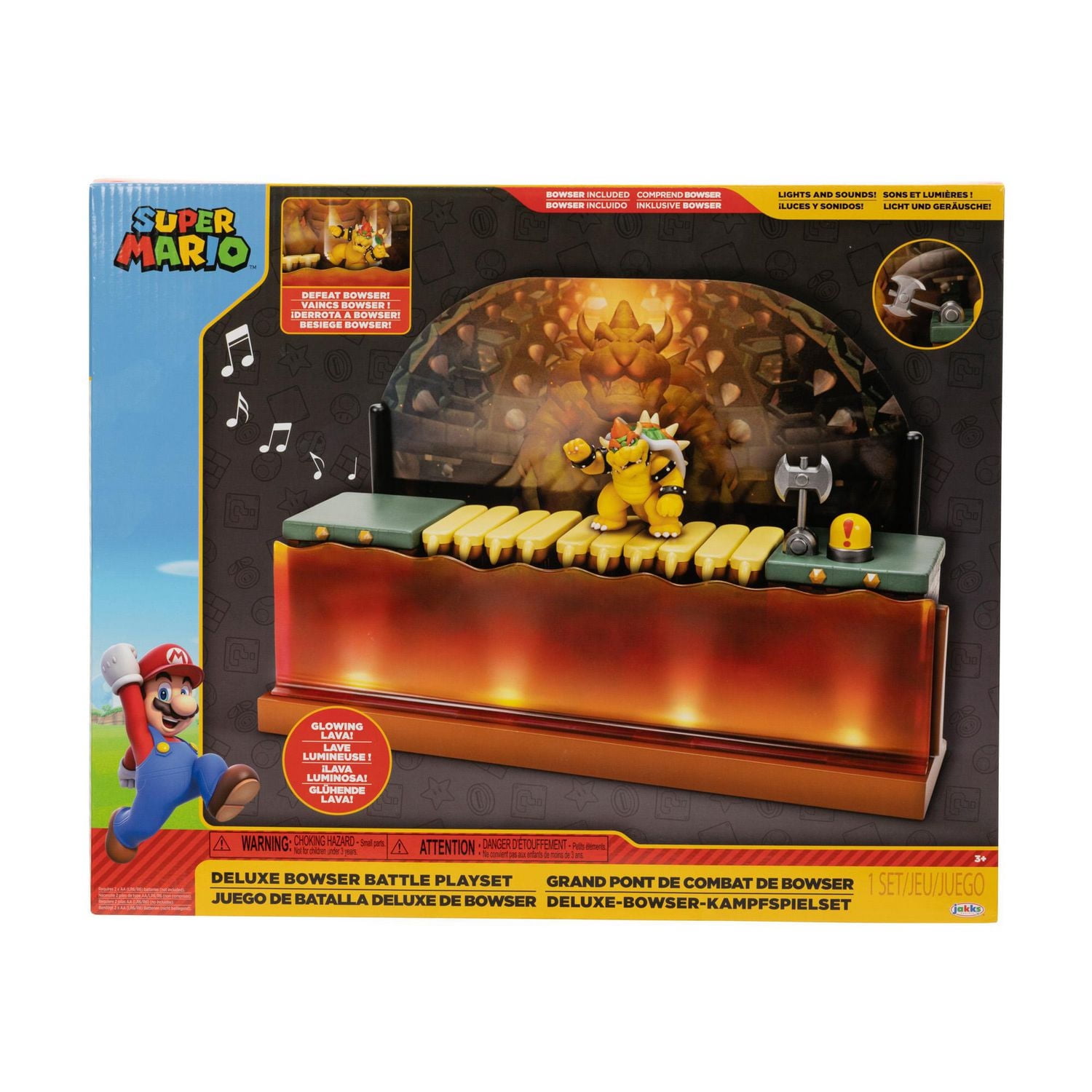 Nintendo 2.5 Inch Bowser Battle Playset