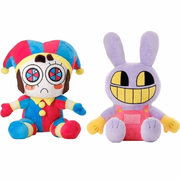 Nouveau l'Incroyable Cirque Numérique Peluche Pomni Peluches Jouet pour Fans de Télé Cadeau Mignonne Figurine en Peluche Poupée pour Enfants et Adultes Anniversaire Halloween Noël Choix pour Garçons Filles