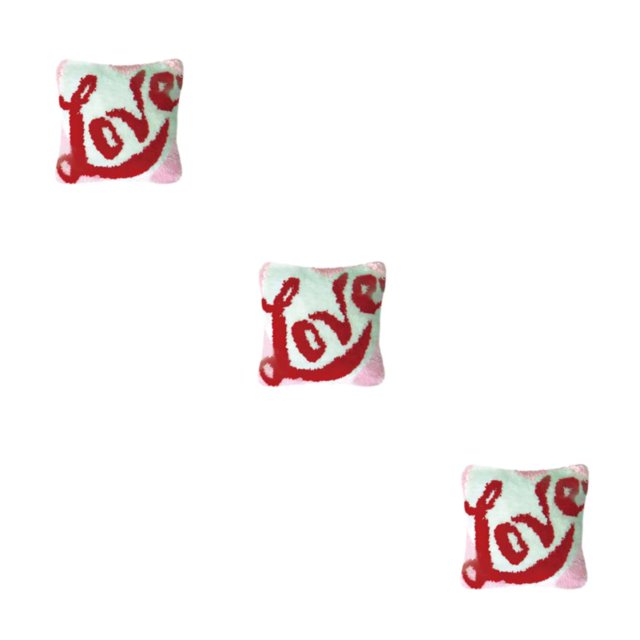 Transemion Creativity DIY Accessories Embroidery Pillow Kits Hypoallergenic Fabric Gift Type3 3Set