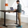 thumbnail image 2 of Yes4All Wobble Balance Board, Plastic Stability Trainer with Handles, Sky Blue, 2 of 6