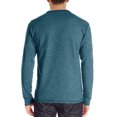 thumbnail image 3 of Yuyuzo Sweatshirts Doe Men Quart Bouton Col Rond Pull Ample Casual Confortable Simple Tops, 3 of 6