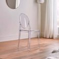 thumbnail image 3 of Heavenly Collection Clear Plastic Armless Chair, 3 of 9