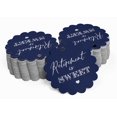 thumbnail image 2 of Inkdotpot Real Silver Foil Retirement Is Sweet Text Tags Favor Hang Paper Tags 100 Pieces, 2 of 6