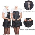 thumbnail image 4 of DAMAIE Denim Apron With Pockets For Men And Women, Chef, Kitchen, Restaurant, Bbq, Grill, Baking, Coffee Shop And Studio, 4 of 7