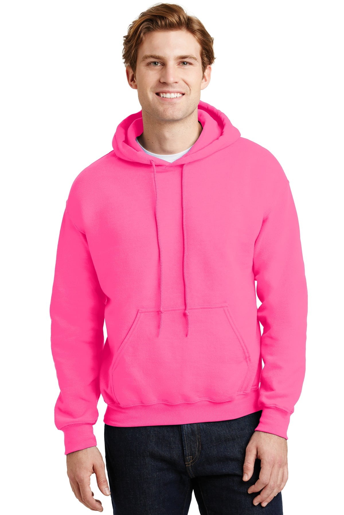 Gildan Men s Long Sleeve Front Pouch Pocket Hooded Sweatshirt 18500