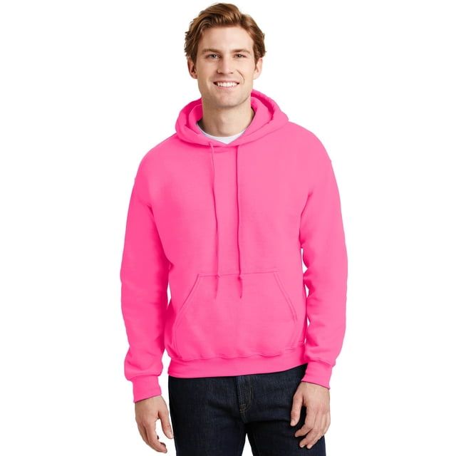 Gildan Men s Long Sleeve Front Pouch Pocket Hooded Sweatshirt 18500