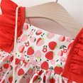 thumbnail image 4 of 2025 Princesse Florale Plage Vacances Tenue Fleur S Sac Volants Robe d'Été S Robes de Noël Taille 8 Ensemble S Robe Sans Manches à Manches Courtes Robes S, 4 of 7