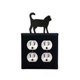 thumbnail image 1 of Village Wrought Iron EOO-6 Housse Double Sortie pour Chat - Noir, 1 of 3