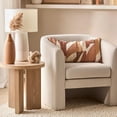 thumbnail image 4 of Bouclair Oak Wood Veneer Side Table End Table, 4 of 6