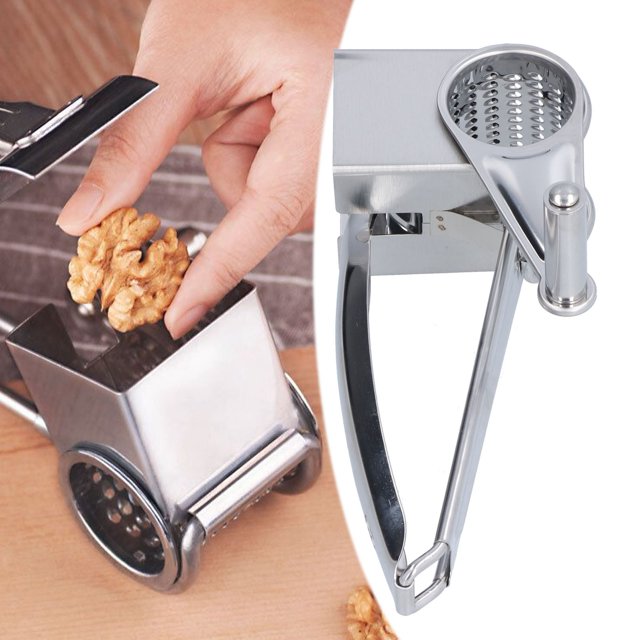 Râpe à Fromage, Râpe à Fromage en Acier Inoxydable avec Poignée pour Poulet pour Fromage pour Noix Noix