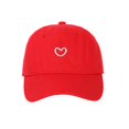 thumbnail image 2 of Trendy Heart Embroidered Baseball Cap for Daily Wear - Adjustable and Versatile Headgear for All Seasons, 2 of 4