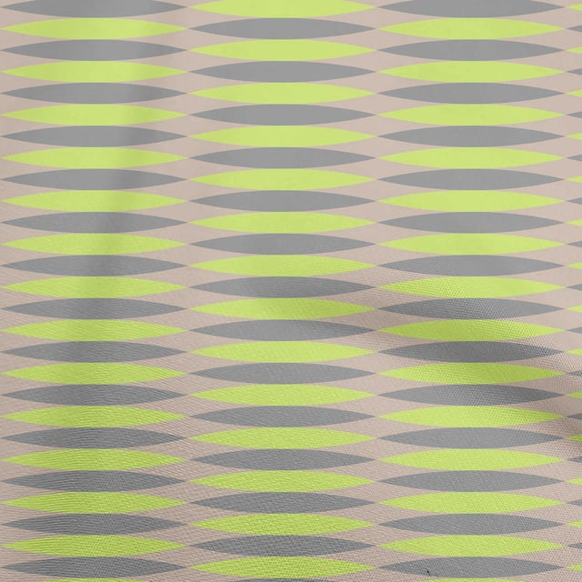 oneOone Rayon Lime Fabric Geometric Fabric For Sewing Printed Craft Fabric By The Yard 56 Inch Wide