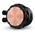 thumbnail image 4 of NZXT Kraken 240mm - RL-KN240-B1 – AIO CPU Liquid Cooler - LCD Display - 2 x F120P Static Pressure Fan Radiator Fans LGA 1851/1700 / AM5 Compatible, 4 of 8