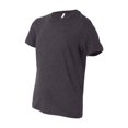 thumbnail image 1 of T-Shirt à Manches Courtes Col Rond pour Jeunes - Gris Foncé Chiné - Grand, 1 of 1