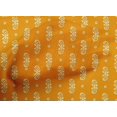 thumbnail image 4 of oneOone Cotton Poplin Fabric Circle|Leaves & Paisley Block Print Fabric BTY 56 Inch Wide, 4 of 4