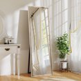 thumbnail image 2 of HOMCOM Full Length Mirror, 64" x 21" Rectangle Full Body Mirror, White, 2 of 10