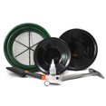thumbnail image 1 of 9pc ASR Outdoor Classic Field Gold Panning Kit Sifter Trowel Hammer, 1 of 7
