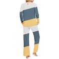 thumbnail image 4 of Yuyuzo Ensembles de Pyjama pour Femmes 2 Pcs à Manches Longues Col Rond avec Poches, 4 of 6