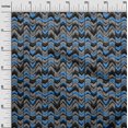 thumbnail image 3 of oneOone Georgette Viscose Blue Fabric Geometric Craft Projects Decor Fabric Printed By The Yard 42 Inch Wide, 3 of 5
