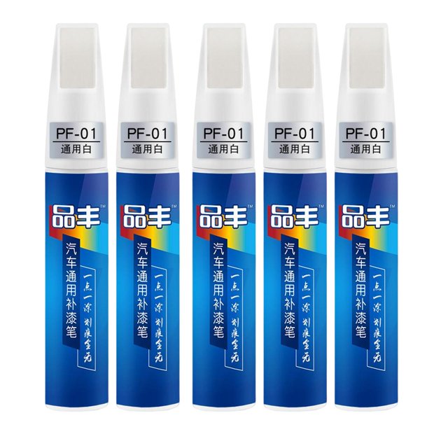 Miulika 5x Car Paint Repair Maintenance Gloss Scratch Removal for Cars 12ml White