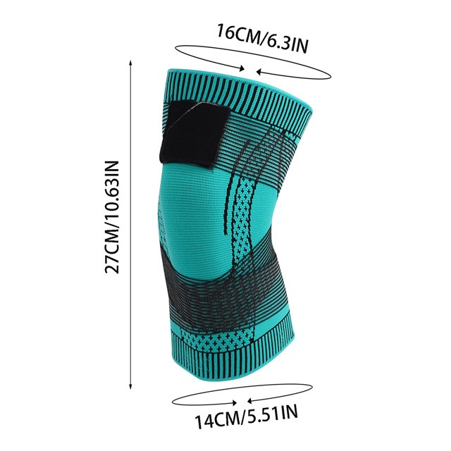 EGNMCR Camping & Hiking Knee Compression Sleeve - Nylon Breathable Knee Pads Running Knee Pads Strap Compression Knit Sports Knee Pads Knee protector