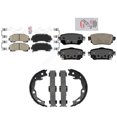 thumbnail image 1 of Transit Auto Front Rear Ceramic Disc Brake Pads and Parking Shoes Kit for Car 2019 Nissan Rogue FULL HYBRID EV-GAS (FHEV) engine with Electric KNN-101505, 1 of 11