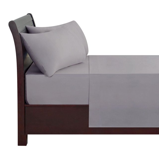 Ensemble de draps 100 % coton à contexture de 400 fils Hometrends, satin de coton