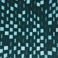 thumbnail image 1 of Ahgly Company Machine Washable Indoor Square Transitional Deep Teal Green Area Rugs, 7' Square, 1 of 7