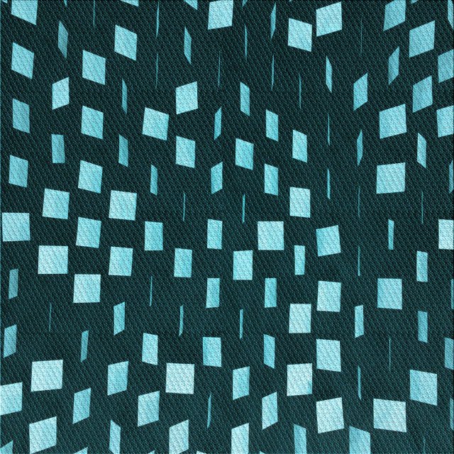 Ahgly Company Machine Washable Indoor Square Transitional Deep Teal Green Area Rugs, 7' Square
