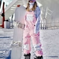 thumbnail image 4 of TIMIFIS Femmes et Hommes Snow Salopette Ajustable Pantalon Salopette Résistant à l'Usure Randonnée Escalade Pantalon de Ski Isolé avec Poches, 4 of 4