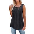 thumbnail image 1 of MAWCLOS Ladies T Shirts Plain Tank Tops Solid Color Vest Basic Vaction Sleeveless Cami Gray XL, 1 of 3