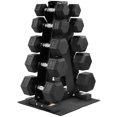 thumbnail image 1 of BalanceFrom Dumbbell Weight Set with Storage Rack with Pair of 10, 15, 20, 25, 30 lbs, 1 of 9
