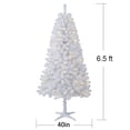 thumbnail image 3 of Holiday Time 6.5' Pre-Lit LED Paxton Pine Christmas Tree-White, 3 of 6