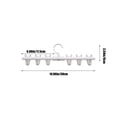 thumbnail image 3 of Vaidha Multi-functional Folding Wall-hanging Clothes Rack Clothes Balcony Drying Artifacts Household Six Clip Underwear Socks Drying Hanging Racks, 3 of 6