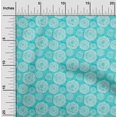 thumbnail image 1 of oneOone Cotton Silk Fabric Circle Block Printed Fabric 1 Yard 42 Inch Wide, 1 of 4