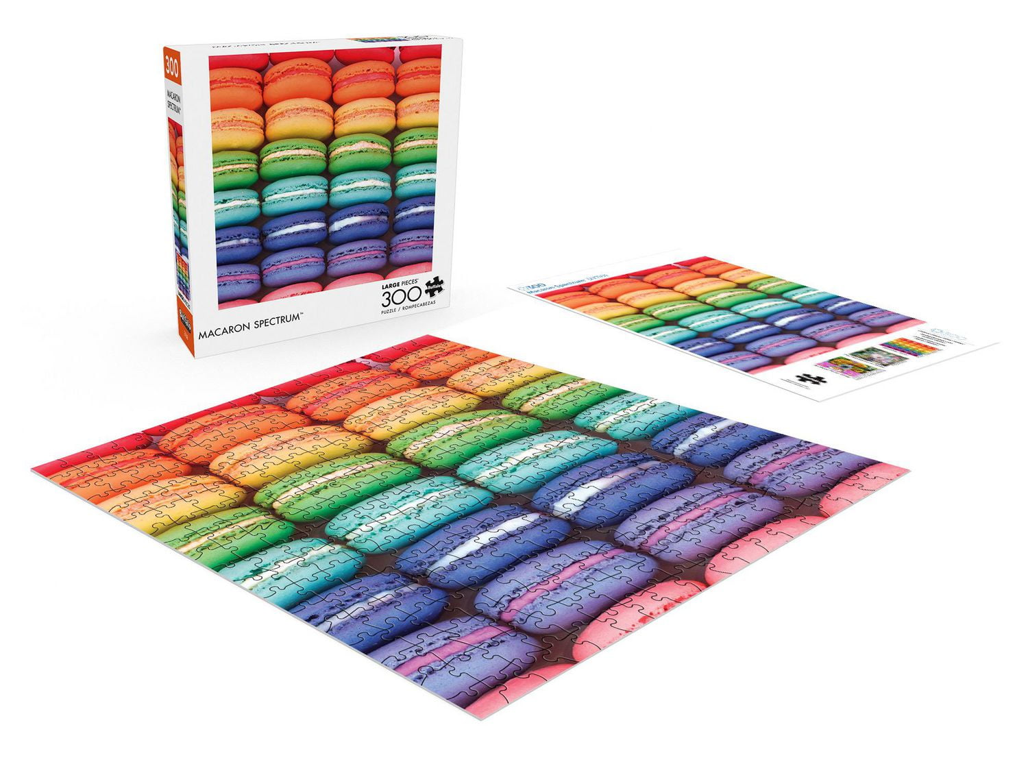 Buffalo Games - Le puzzle Large Pieces - Macaron Spectrum - en 300 pièces