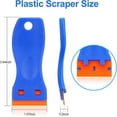 thumbnail image 3 of Dvkptbk A Scraper Plastic Scraper Tool Plastic Blades Plastic Blades Window Scraper with Blade Kitchen Gadgets, 3 of 6