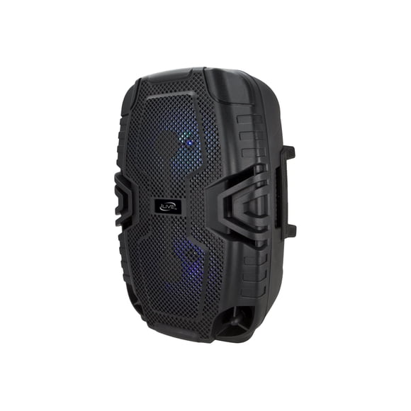iLive Wireless Tailgate Party Speaker, LED Light Effects, Carry Handle, Black (ISB250B)
