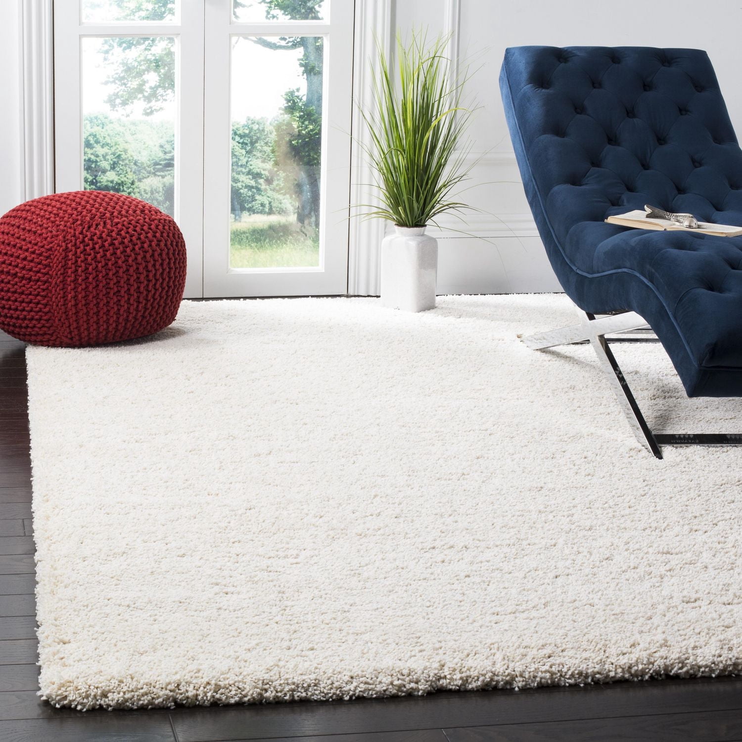 Safavieh Milan Harlow Tapis Peluche Solide Shag