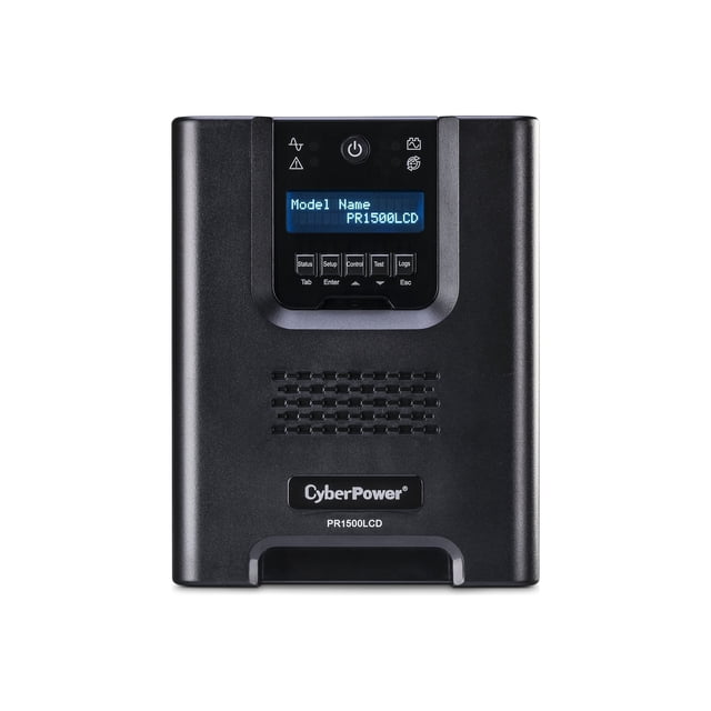 CyberPower Smart App Sinewave PR1500LCD - UPS - CA 120 V - 1500 Watts - VA 1500 - 17 Ah - RS-232, USB - Connecteurs de Sortie : 8