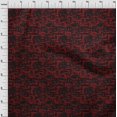 thumbnail image 4 of oneOone Silk Tabby Red Fabric Abstract Fabric For Sewing Printed Craft Fabric By The Yard 42 Inch Wide, 4 of 4